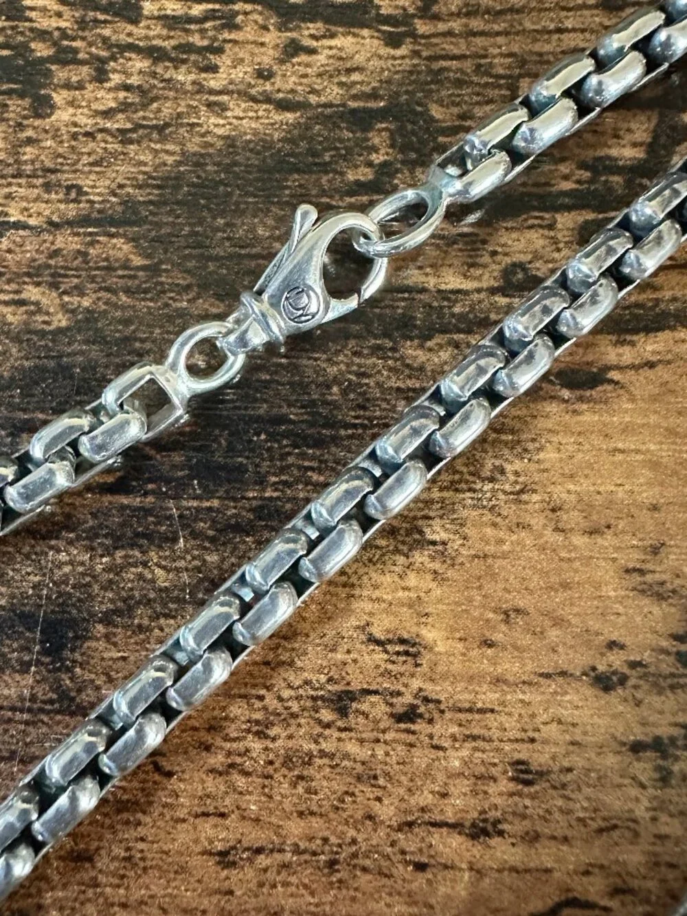 David Yurman Box Chain Necklace in Sterling Silver - 4.8mm - 26